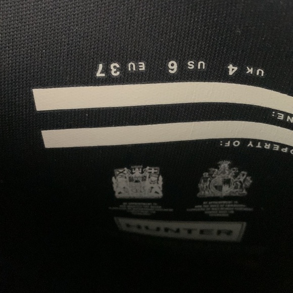 NIB hunter Original refined gloss navy rain boots - Picture 6 of 7